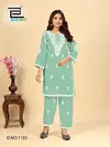 Wonders Vol 3 By Blue Hills Rayon Wholesale Kurti With Bottom In India